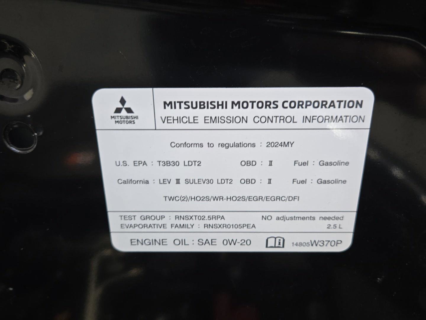 Used 2024 Mitsubishi Outlander SE Black Edition image 30