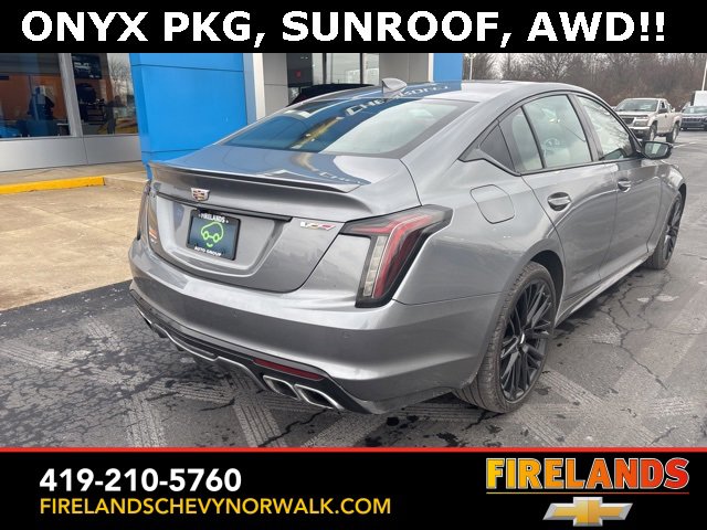 Certified 2022 Cadillac CT5 V w/ LPO, ONYX Package image 8
