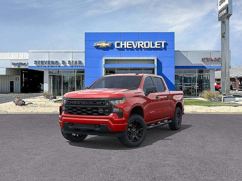 New 2026 Chevrolet Silverado 1500 Custom w/ Turbomax Blackout Package AWD/4WD image 8