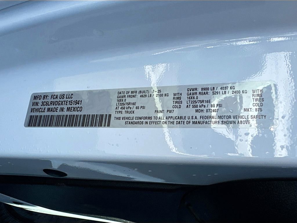 Used 2026 RAM ProMaster 2500 w/ Convenience Group FWD image 26