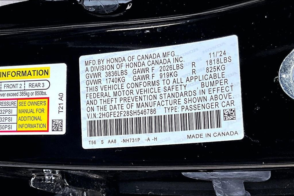 Used 2025 Honda Civic LX image 16