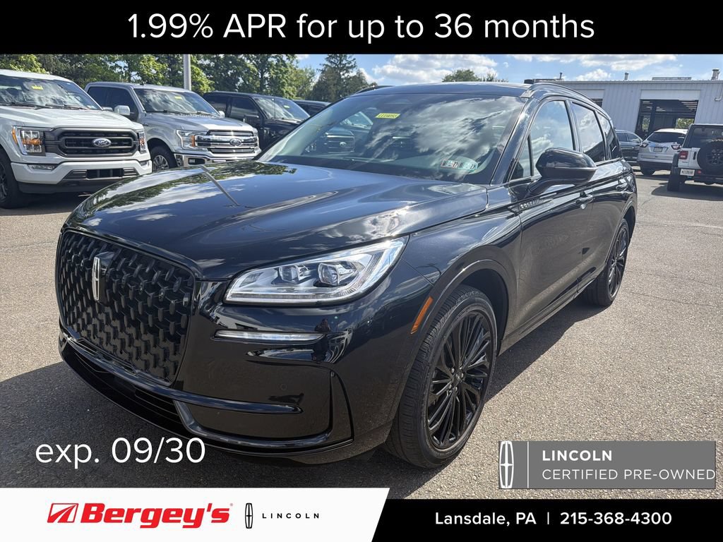 Certified 2025 Lincoln Corsair Reserve w/ Jet Appearance Package AWD/4WD image 1
