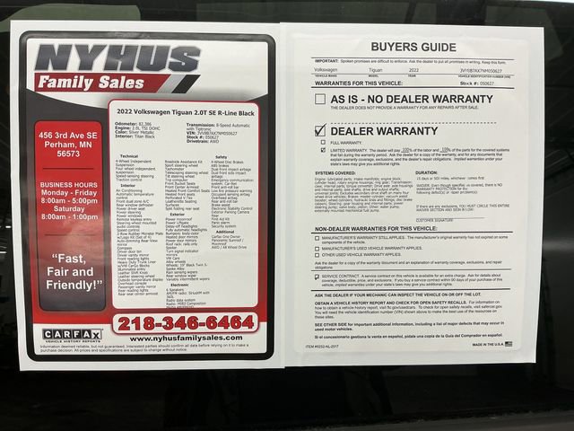 Used 2022 Volkswagen Tiguan SE R-Line image 78