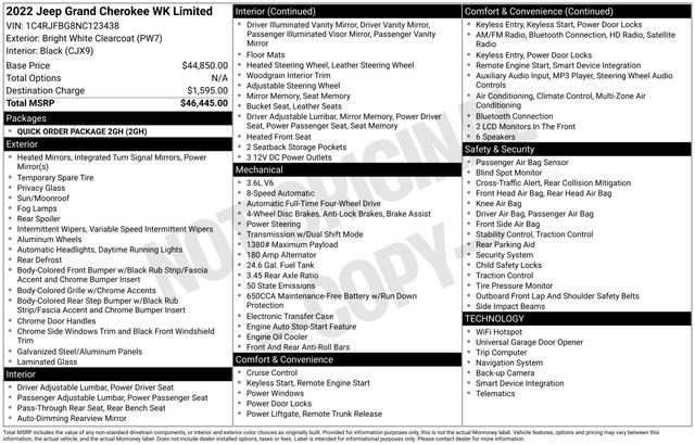 Used 2022 Jeep Grand Cherokee Limited image 37