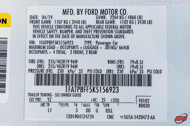 Used 2019 Ford Mustang GT Premium w/ Equipment Group 401A image 97