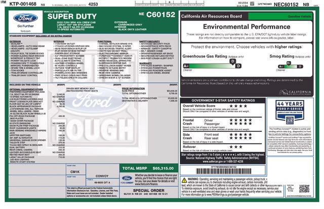 Used 2022 Ford F250 Lariat w/ Black Appearance Package AWD/4WD image 6