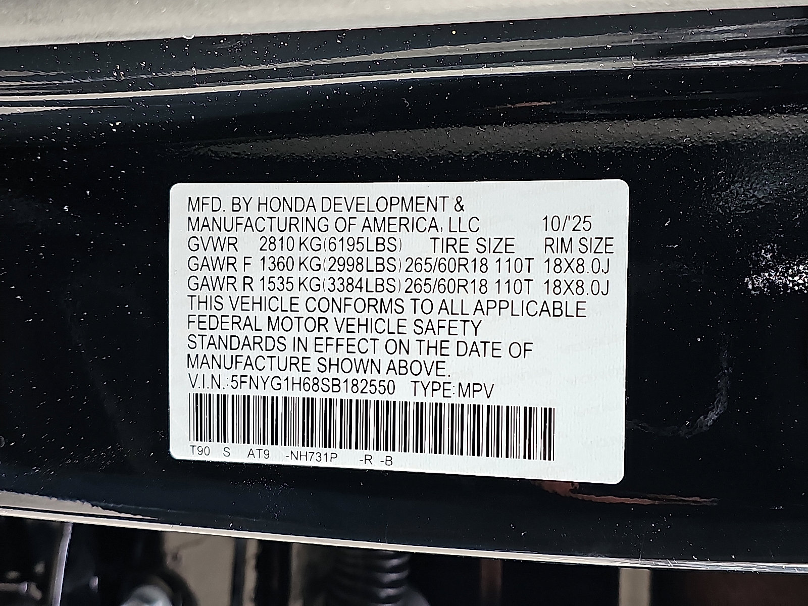 New 2025 Honda Pilot TrailSport image 10