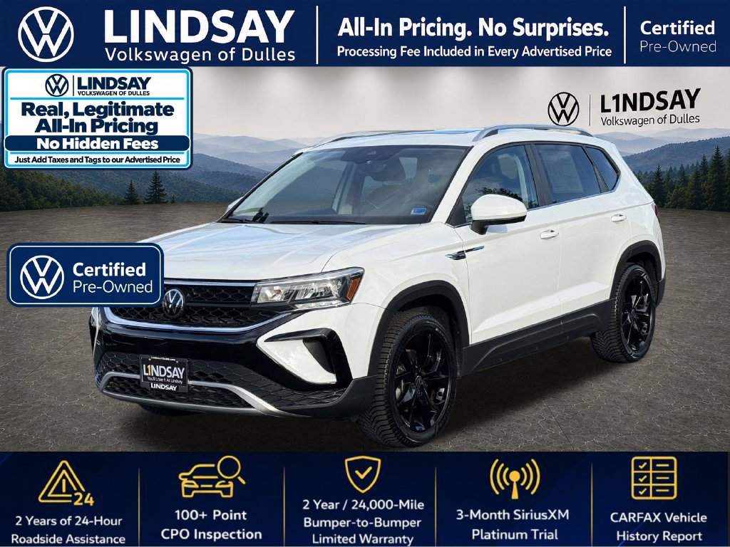 Used 2023 Volkswagen Taos SE w/ Panoramic Sunroof Package AWD/4WD image 4