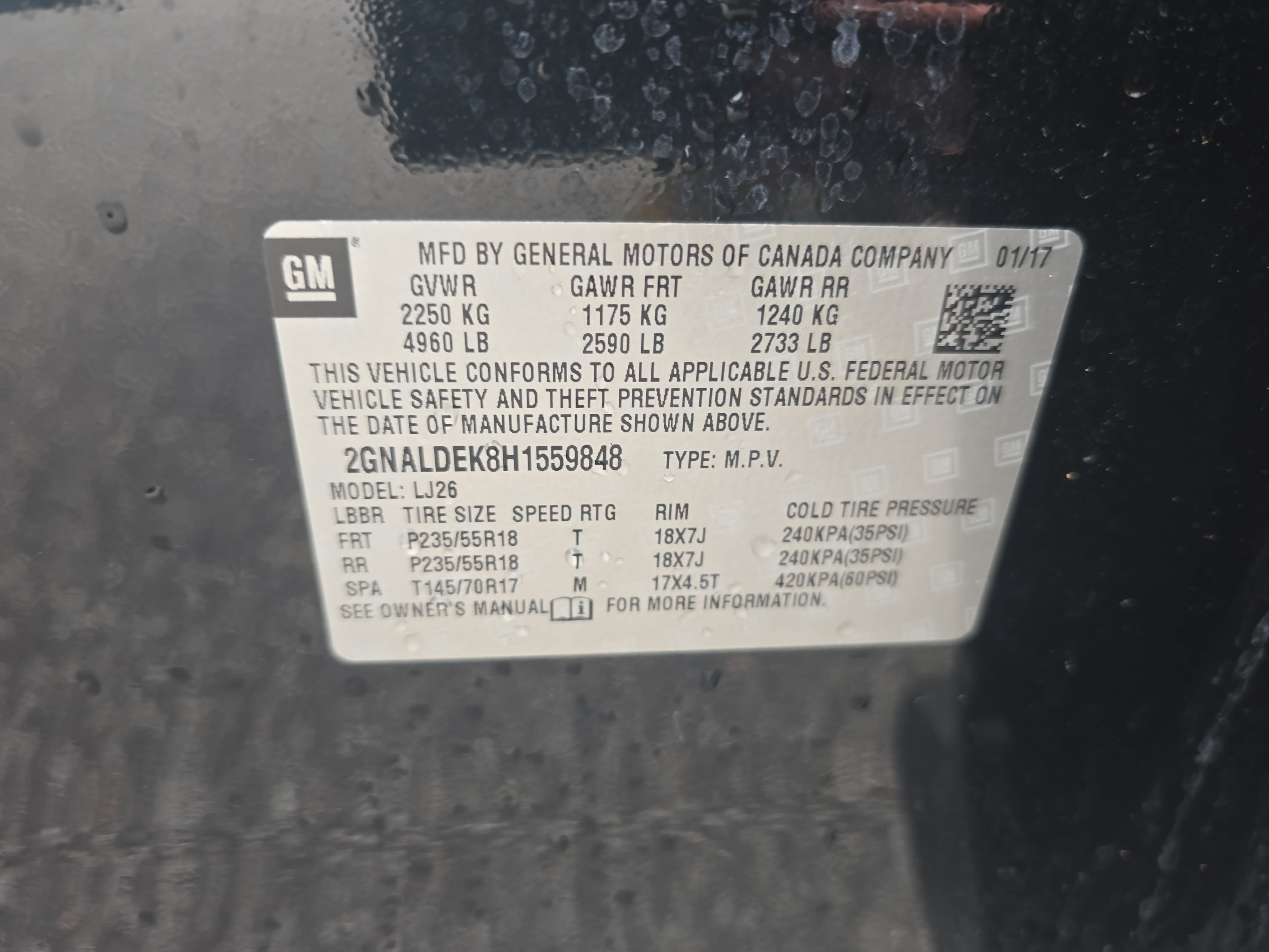 Used 2017 Chevrolet Equinox Premier w/ Enhanced Convenience Package FWD image 36