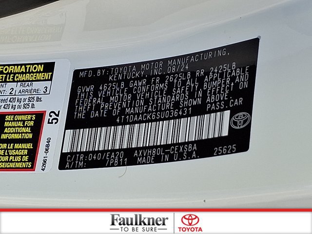 Certified 2025 Toyota Camry SE FWD image 26