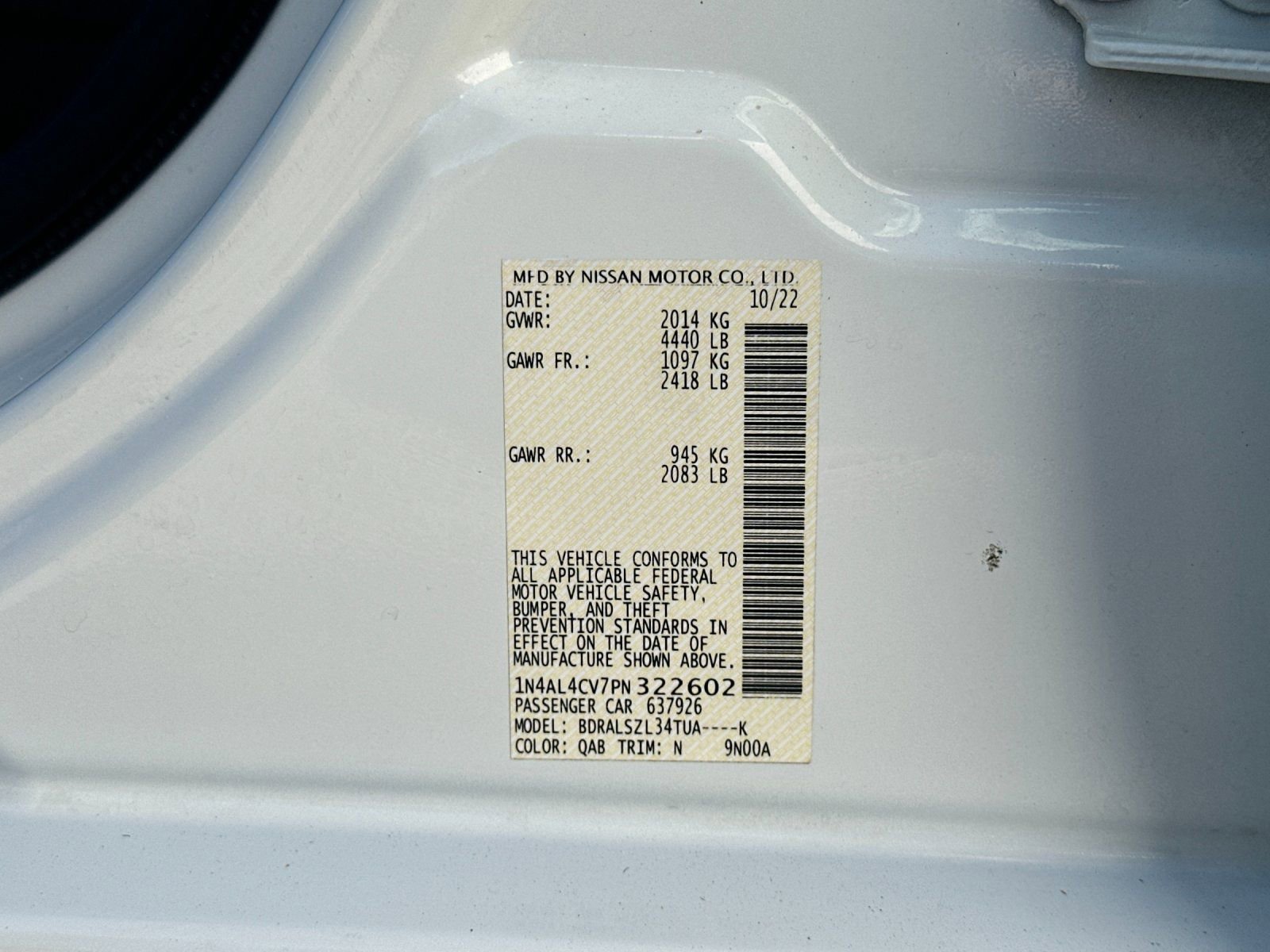 Used 2023 Nissan Altima 2.0 SR image 34