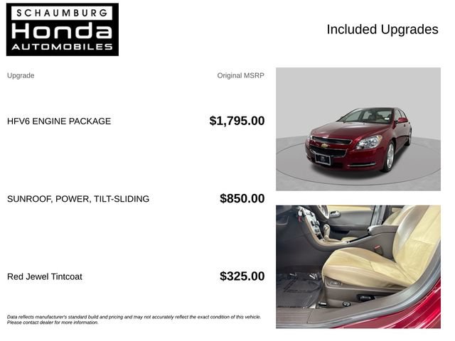 Used 2010 Chevrolet Malibu LT w/ HFV6 Engine Package FWD image 4