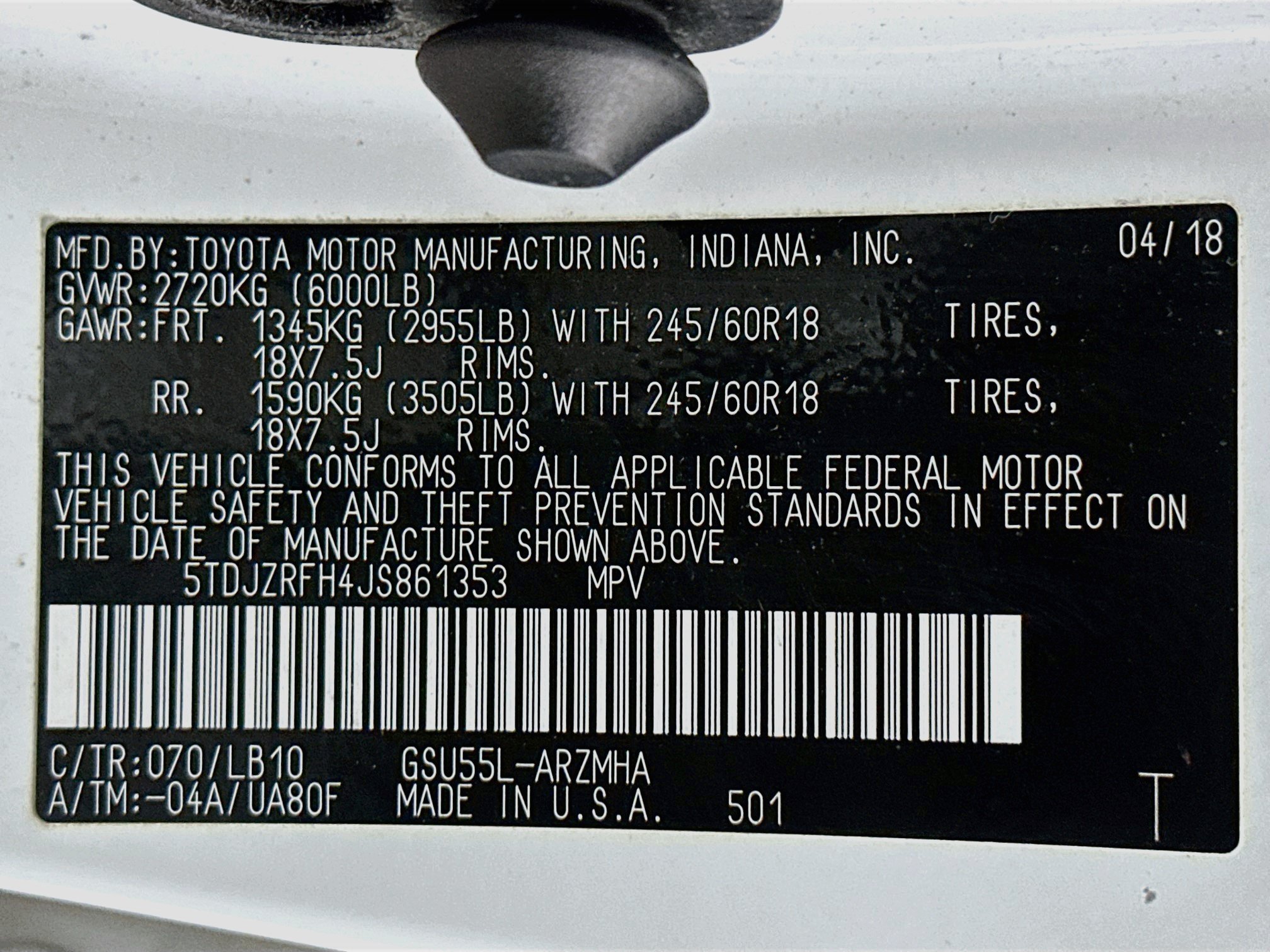 Used 2018 Toyota Highlander XLE AWD/4WD image 12