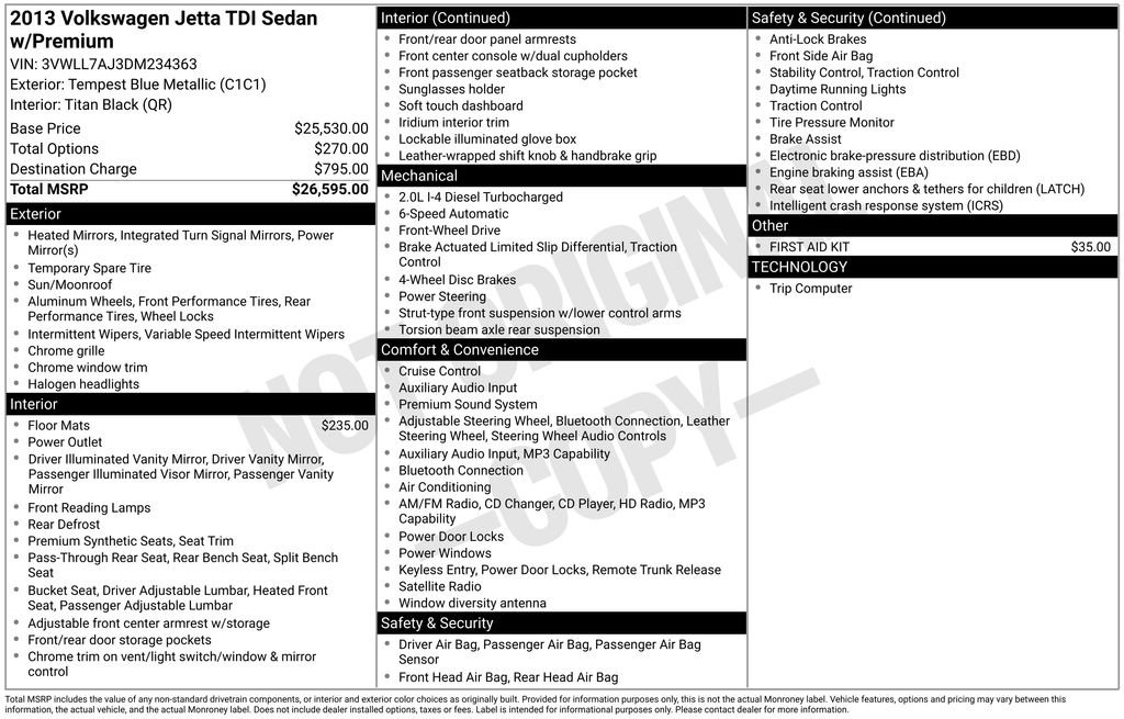 Used 2013 Volkswagen Jetta TDI FWD image 28