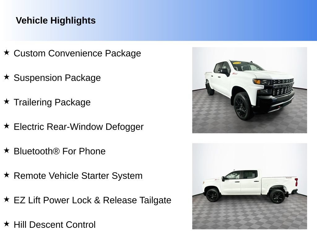 Used 2022 Chevrolet Silverado 1500 Custom Trail Boss AWD/4WD video 2