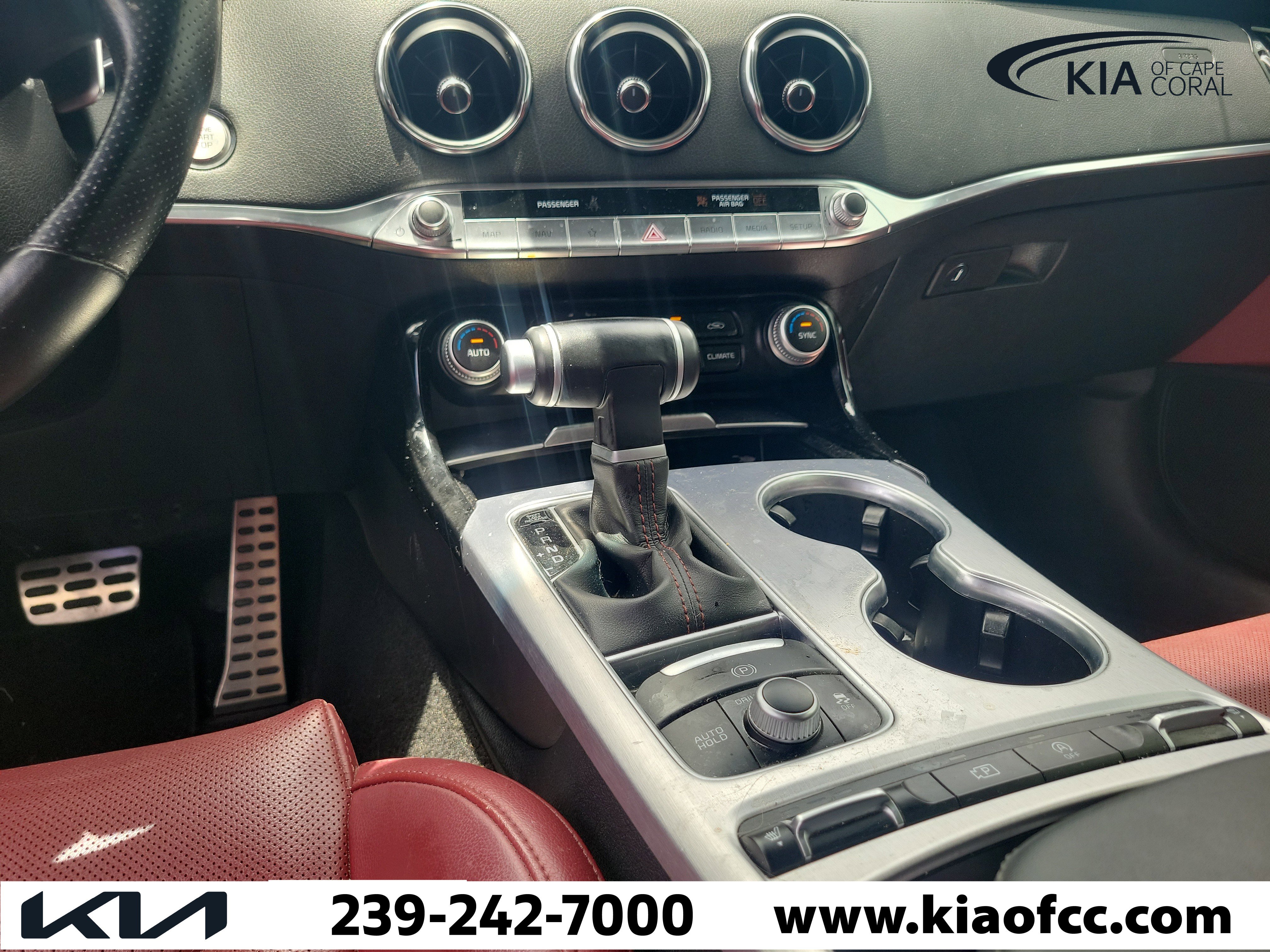 Certified 2022 Kia Stinger GT1 w/ Red Interior Color Package RWD image 17