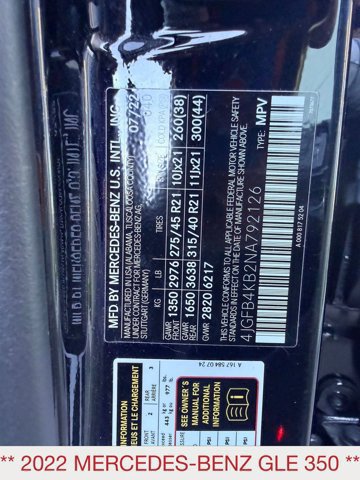 Used 2022 Mercedes-Benz GLE 350 4MATIC image 21