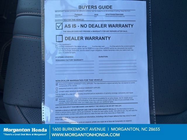 Used 2026 Honda Passport TrailSport Elite image 30
