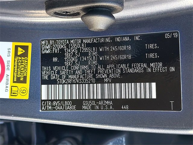 Used 2019 Toyota Highlander XLE image 42