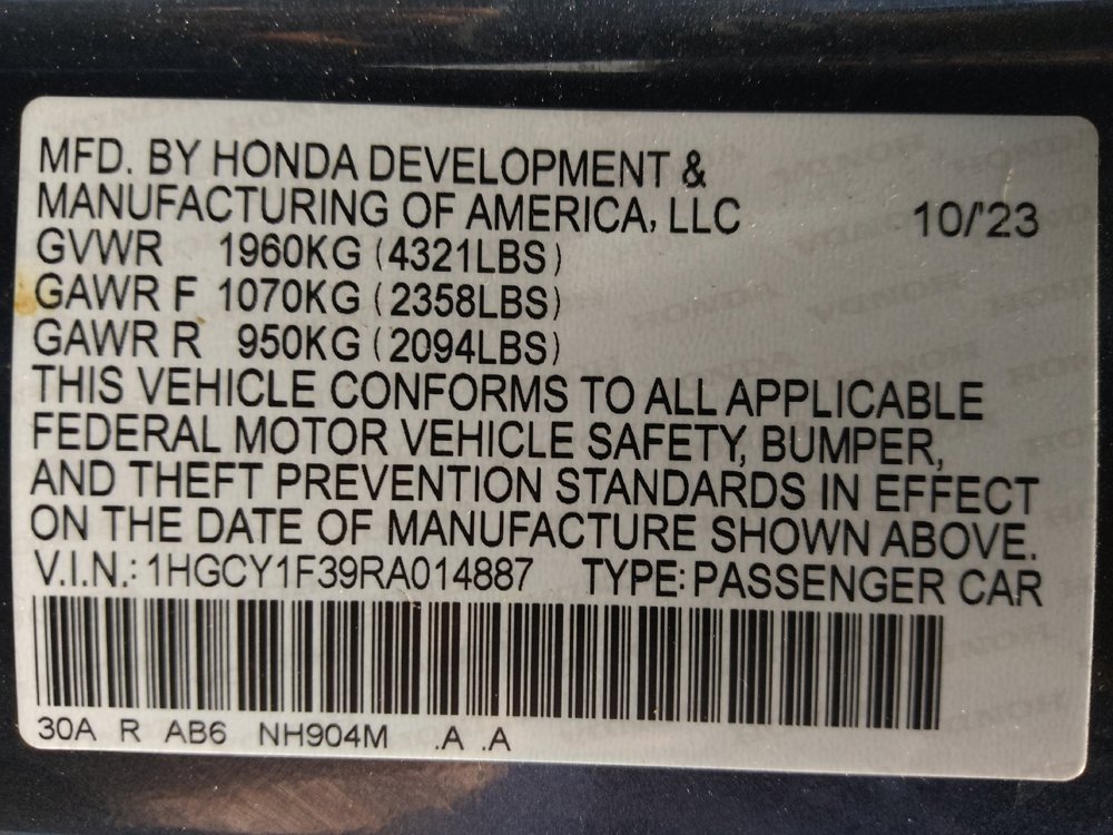 Used 2024 Honda Accord EX image 33