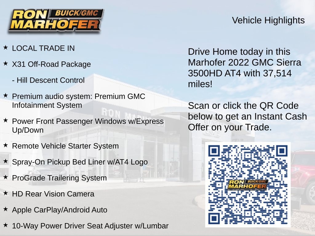 Used 2022 GMC Sierra 3500 AT4 AWD/4WD image 15