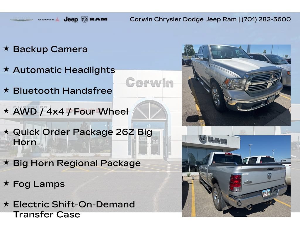 Used 2015 RAM 1500 Big Horn AWD/4WD image 8