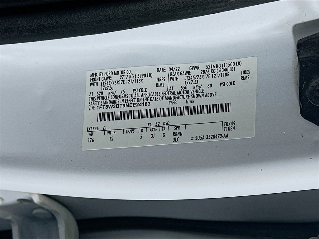 Used 2022 Ford F350 XL w/ Power Equipment Group image 32