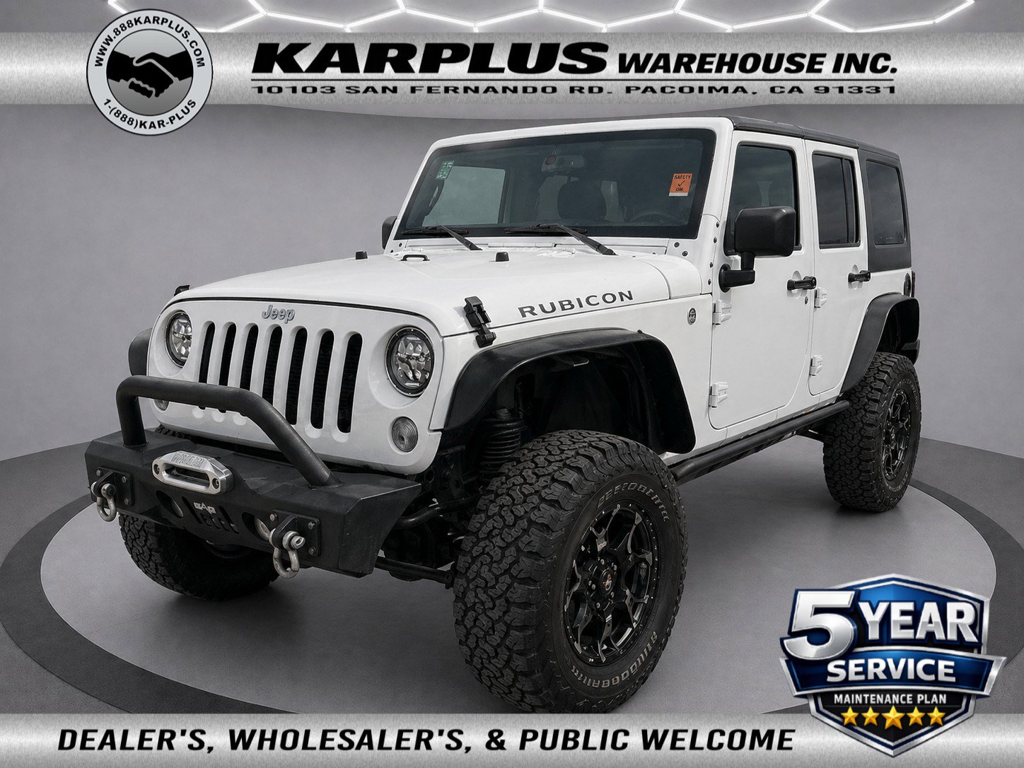 Used 2015 Jeep Wrangler Unlimited Rubicon w/ Connectivity Group AWD/4WD image 1