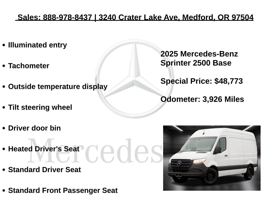 Used 2025 Mercedes-Benz Sprinter 2500 image 30