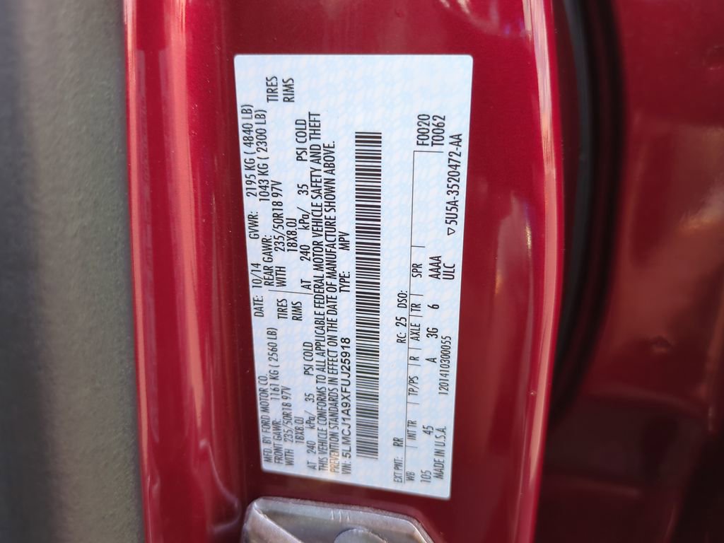 Used 2015 Lincoln MKC FWD w/ Equipment Group 102A Reserve image 35