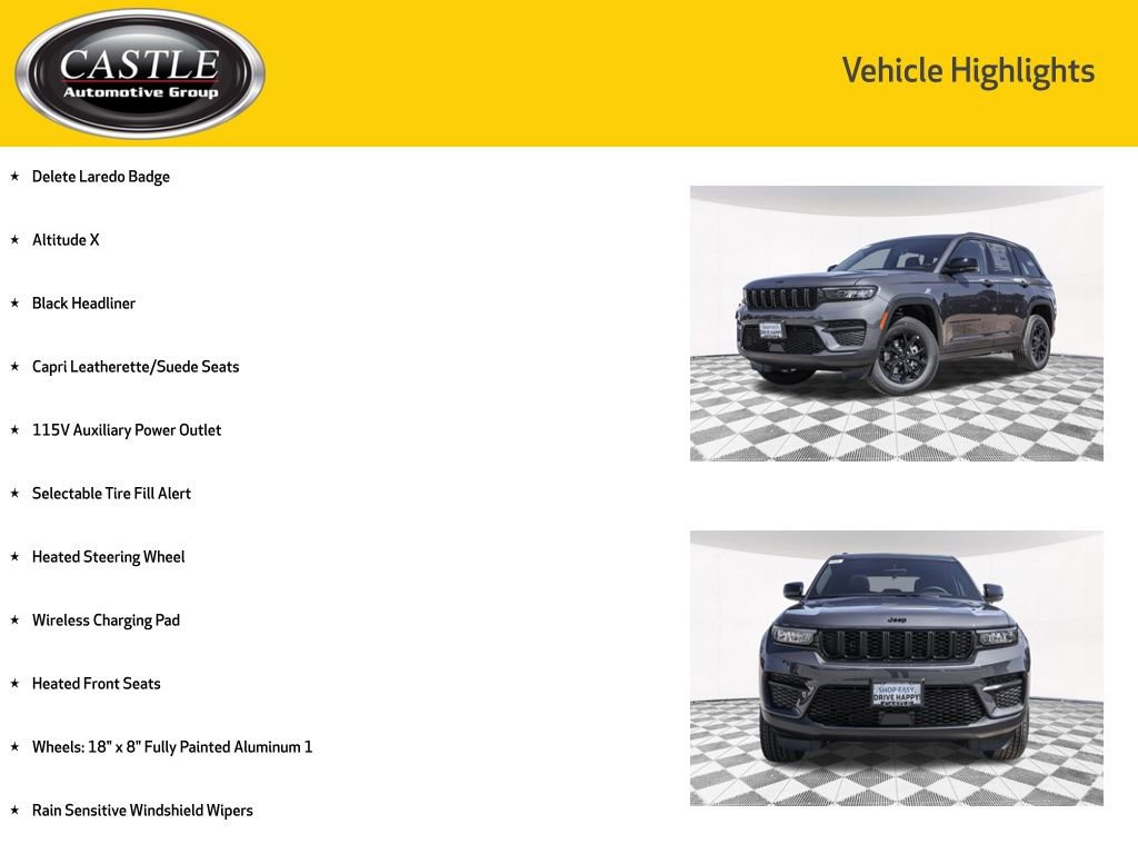 New 2025 Jeep Grand Cherokee Altitude AWD/4WD image 7