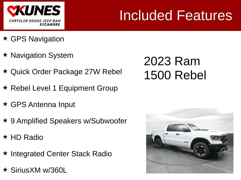 Used 2023 RAM 1500 Rebel w/ Rebel Level 1 Equipment Group image 3