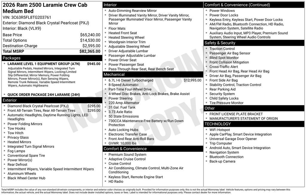 Used 2026 RAM 2500 Laramie image 32