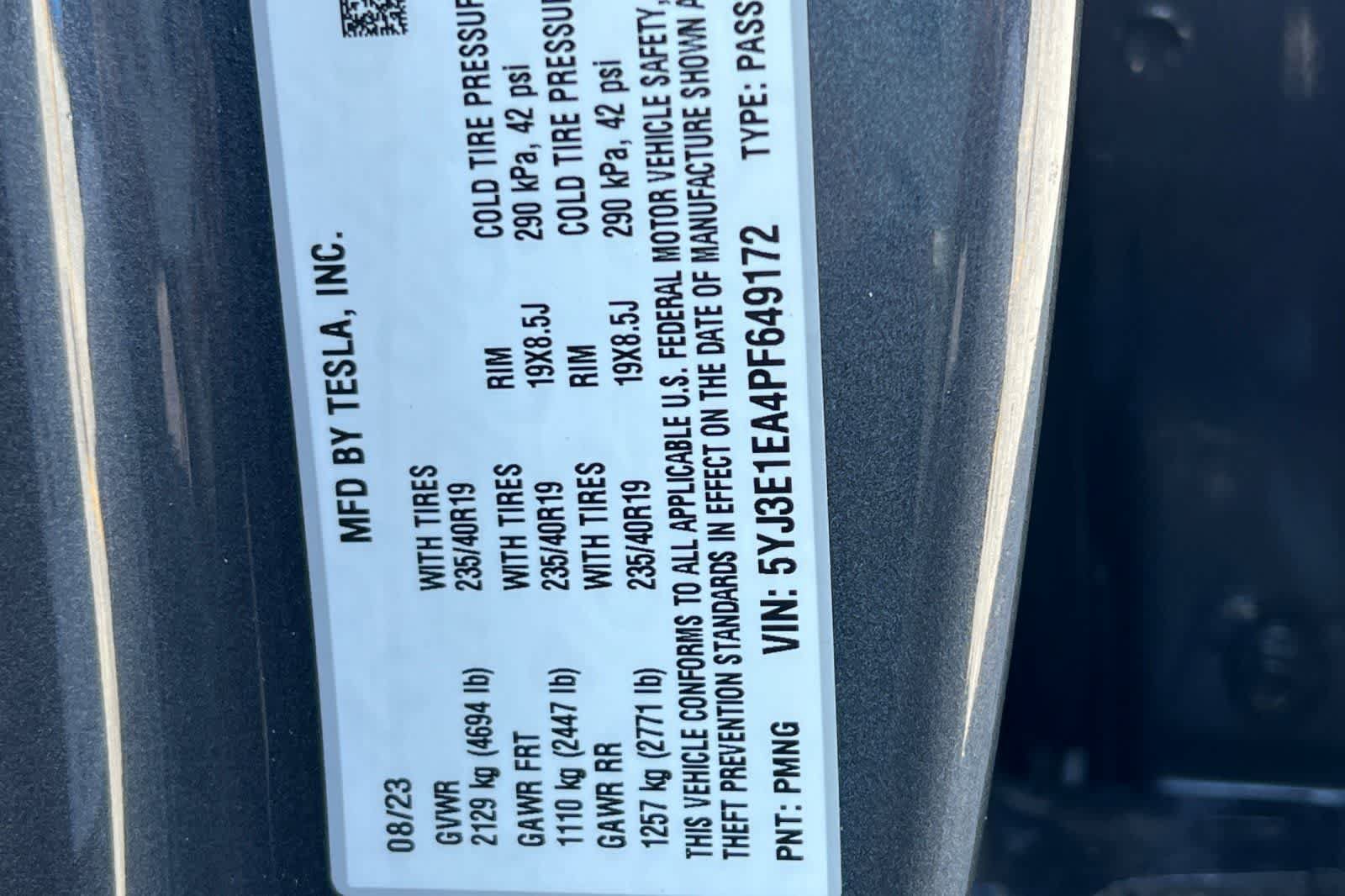 Used 2023 Tesla Model 3 Standard Range RWD image 36