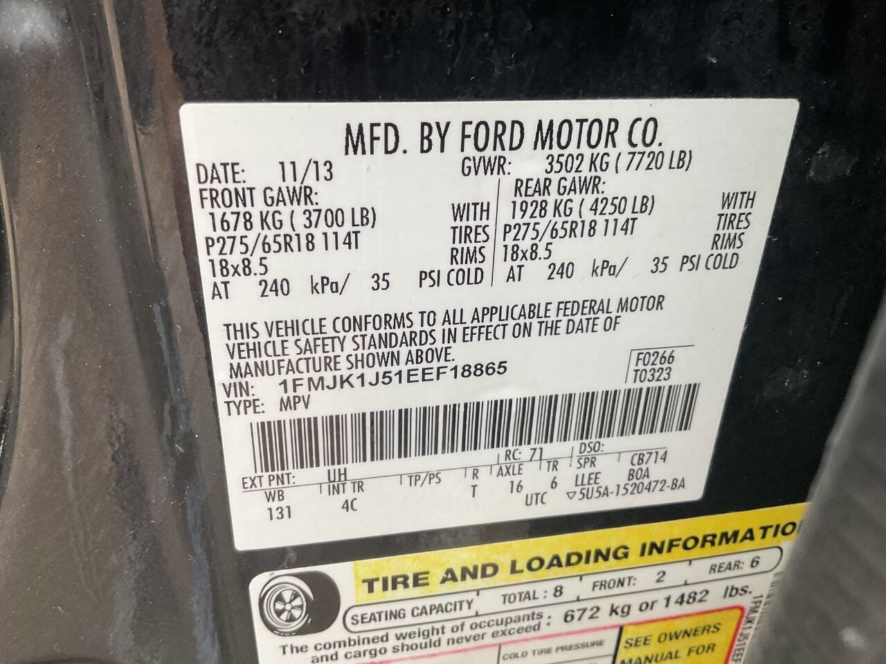 Used 2014 Ford Expedition EL XLT w/ Equipment Group 202A image 21