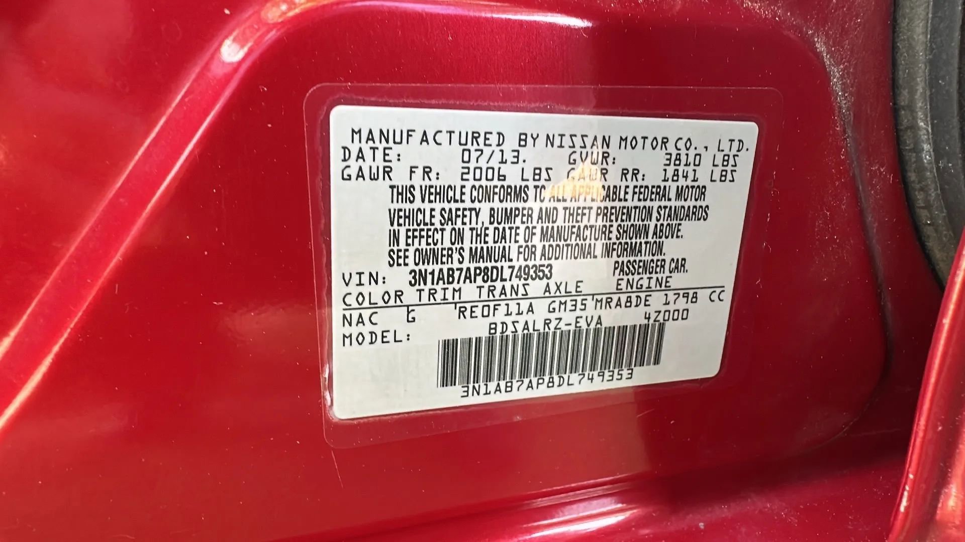 Used 2013 Nissan Sentra SR w/ Premium Pkg FWD image 44