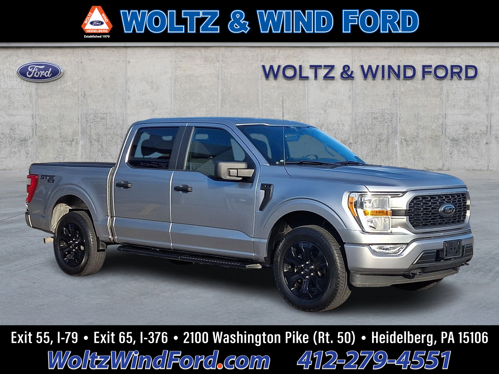 Certified 2022 Ford F150 XL w/ STX Black Appearance Package image 1