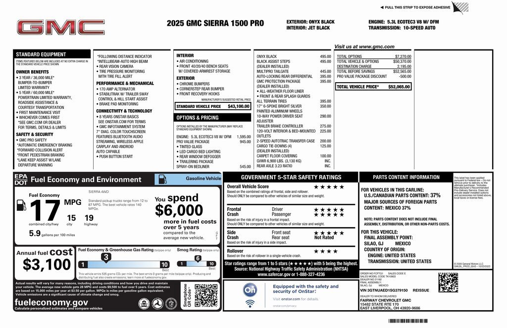 New 2025 GMC Sierra 1500 Pro w/ Pro Value Package image 4
