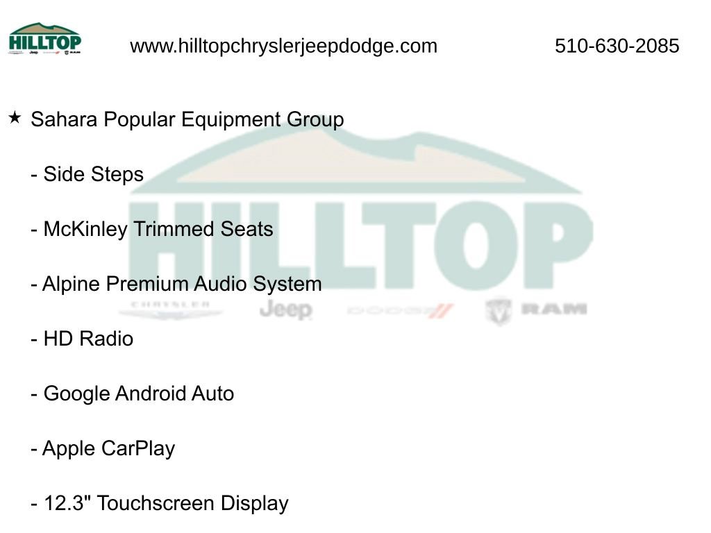 New 2026 Jeep Wrangler Unlimited Sahara AWD/4WD image 20