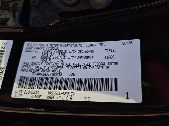 New 2026 Toyota Sequoia TRD Pro AWD/4WD image 14
