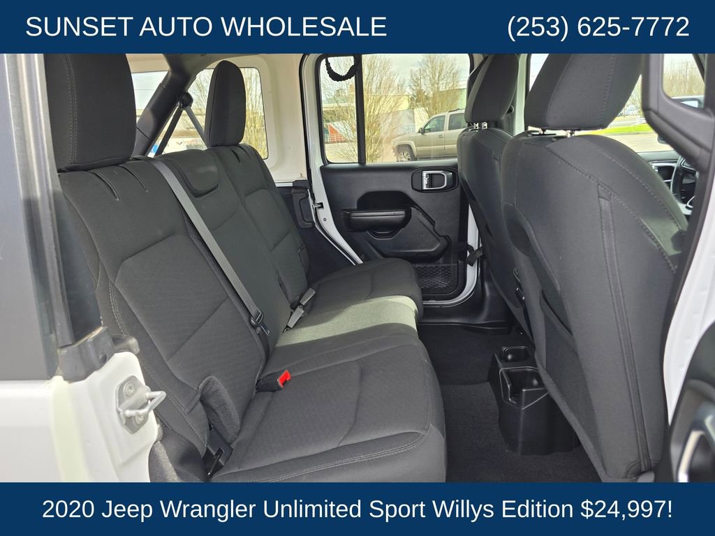 Used 2020 Jeep Wrangler Unlimited Willys image 24