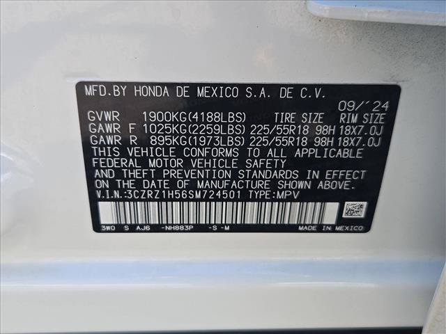 Certified 2025 Honda HR-V Sport image 24