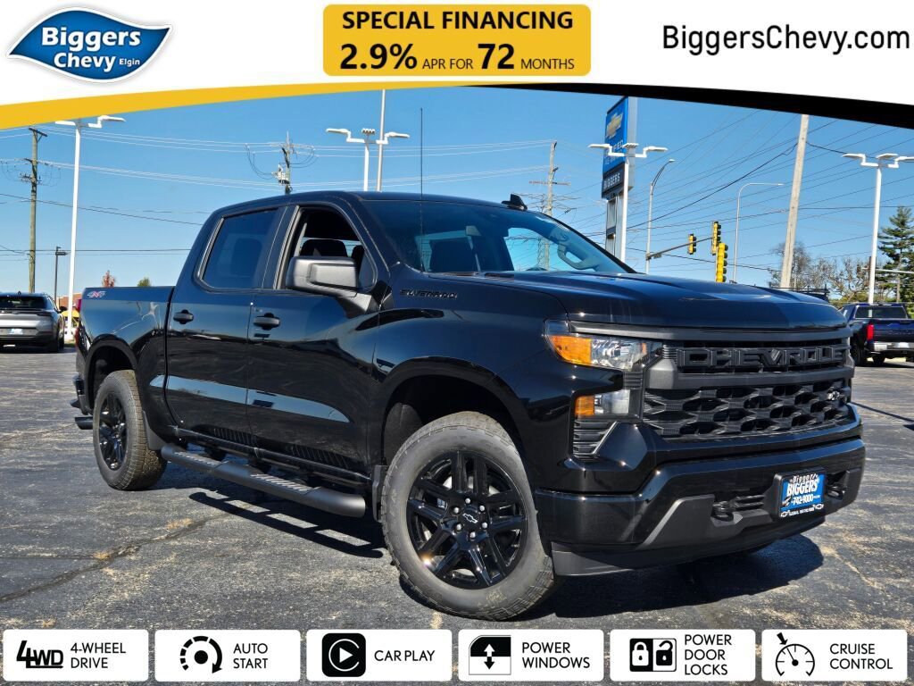 New 2026 Chevrolet Silverado 1500 Custom w/ Rally Edition