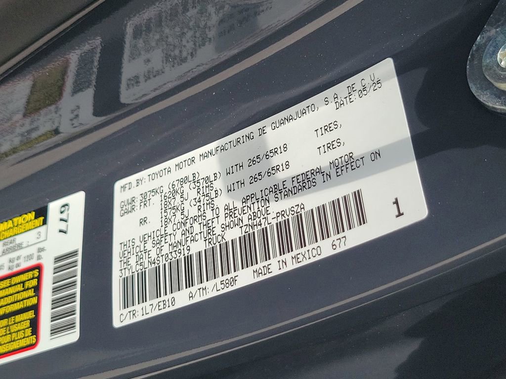 New 2025 Toyota Tacoma Limited image 49