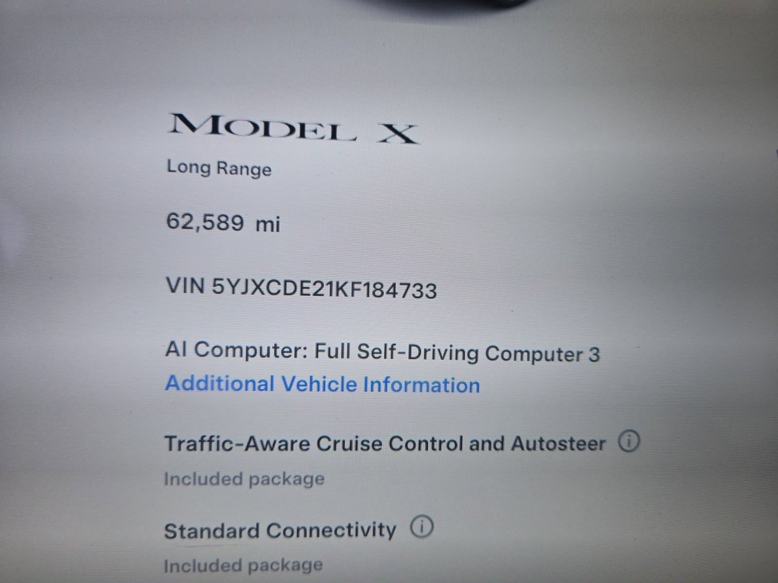 Used 2019 Tesla Model X Long Range AWD/4WD image 41