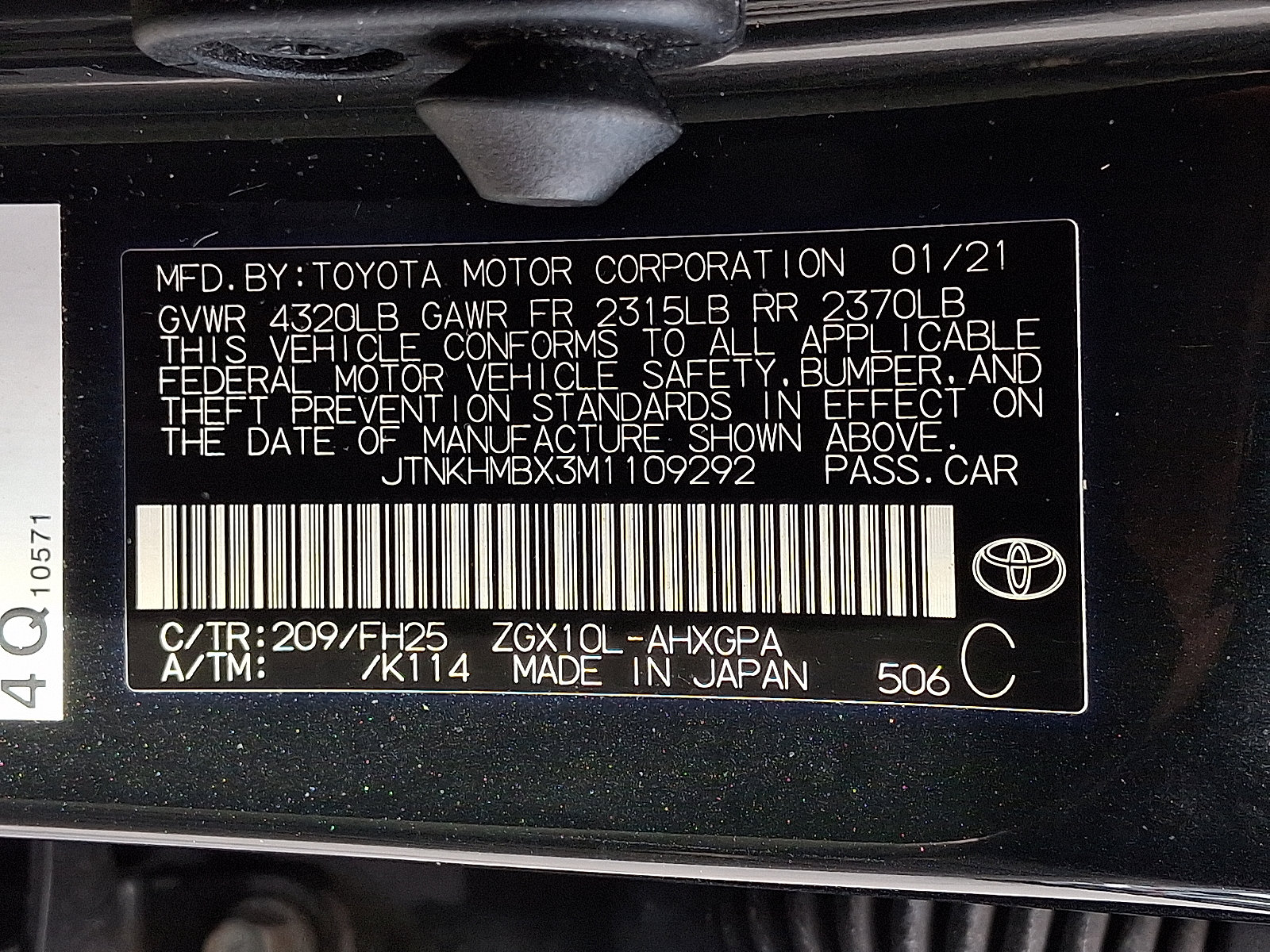 Used 2021 Toyota C-HR Nightshade FWD image 26