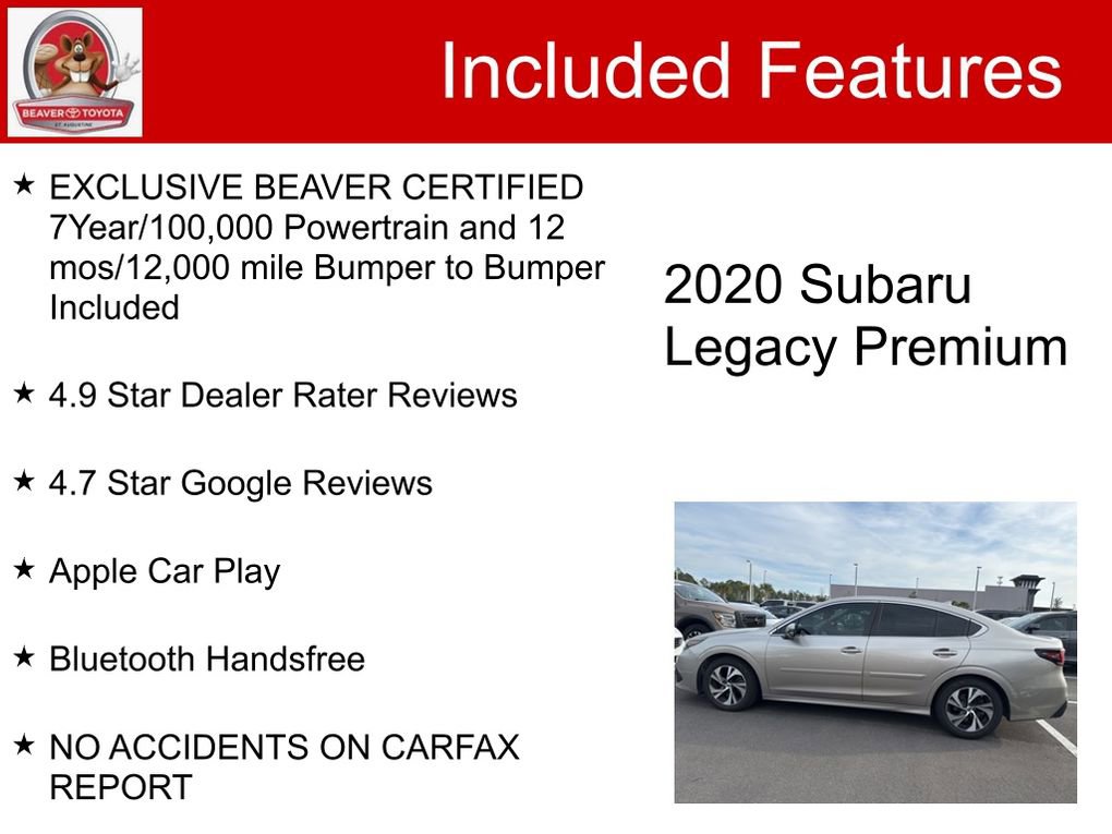 Used 2020 Subaru Legacy Premium image 5