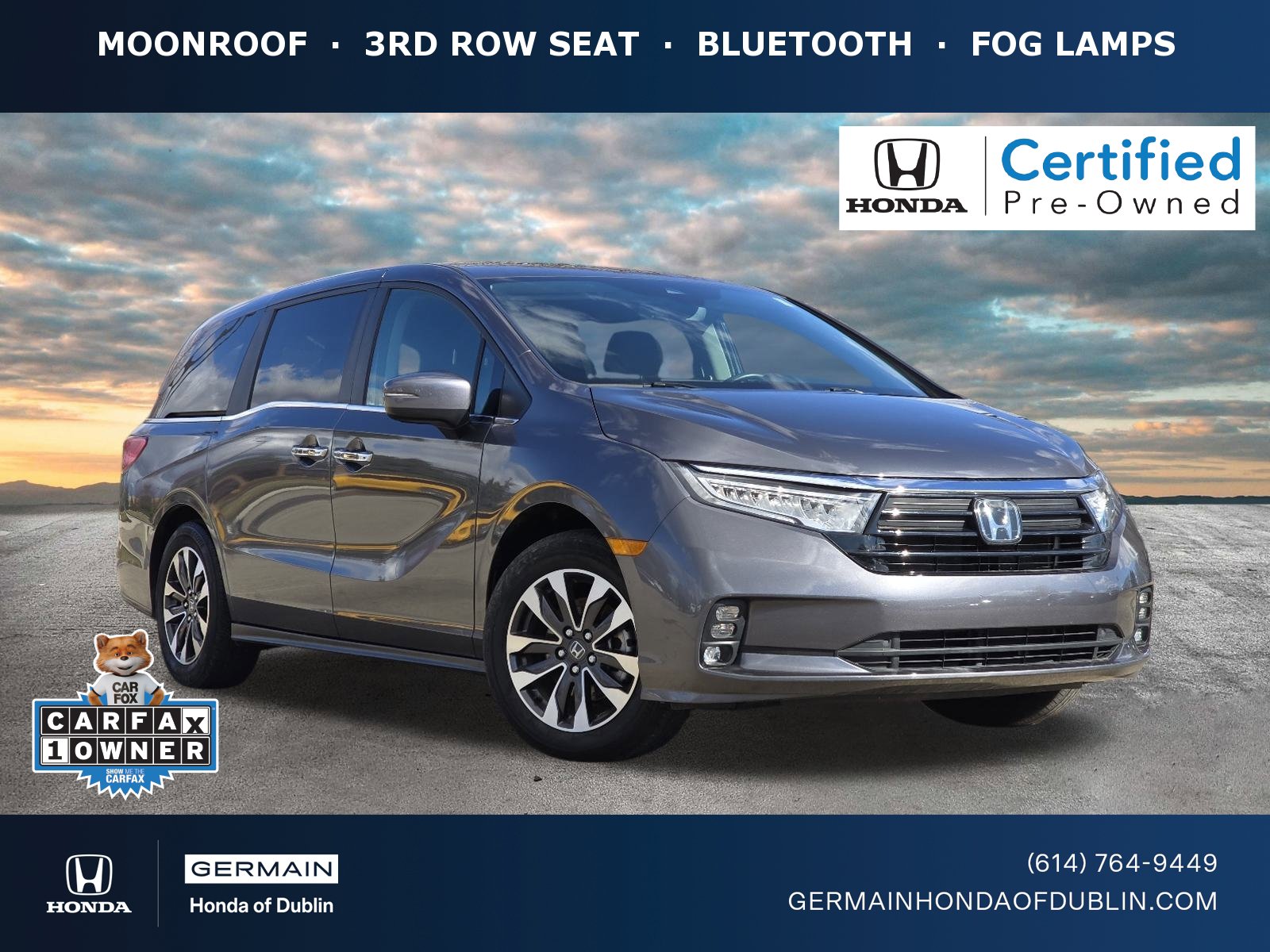 Certified 2024 Honda Odyssey EX-L