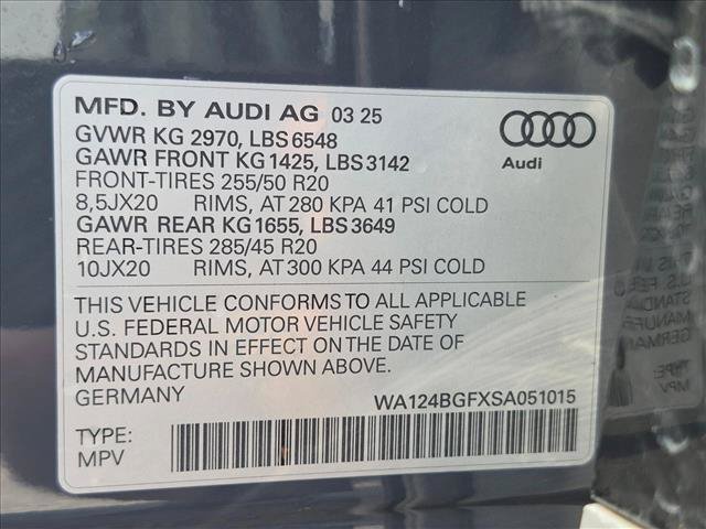 Certified 2025 Audi Q6 e-tron Premium Plus w/ Premium Plus AWD/4WD image 26