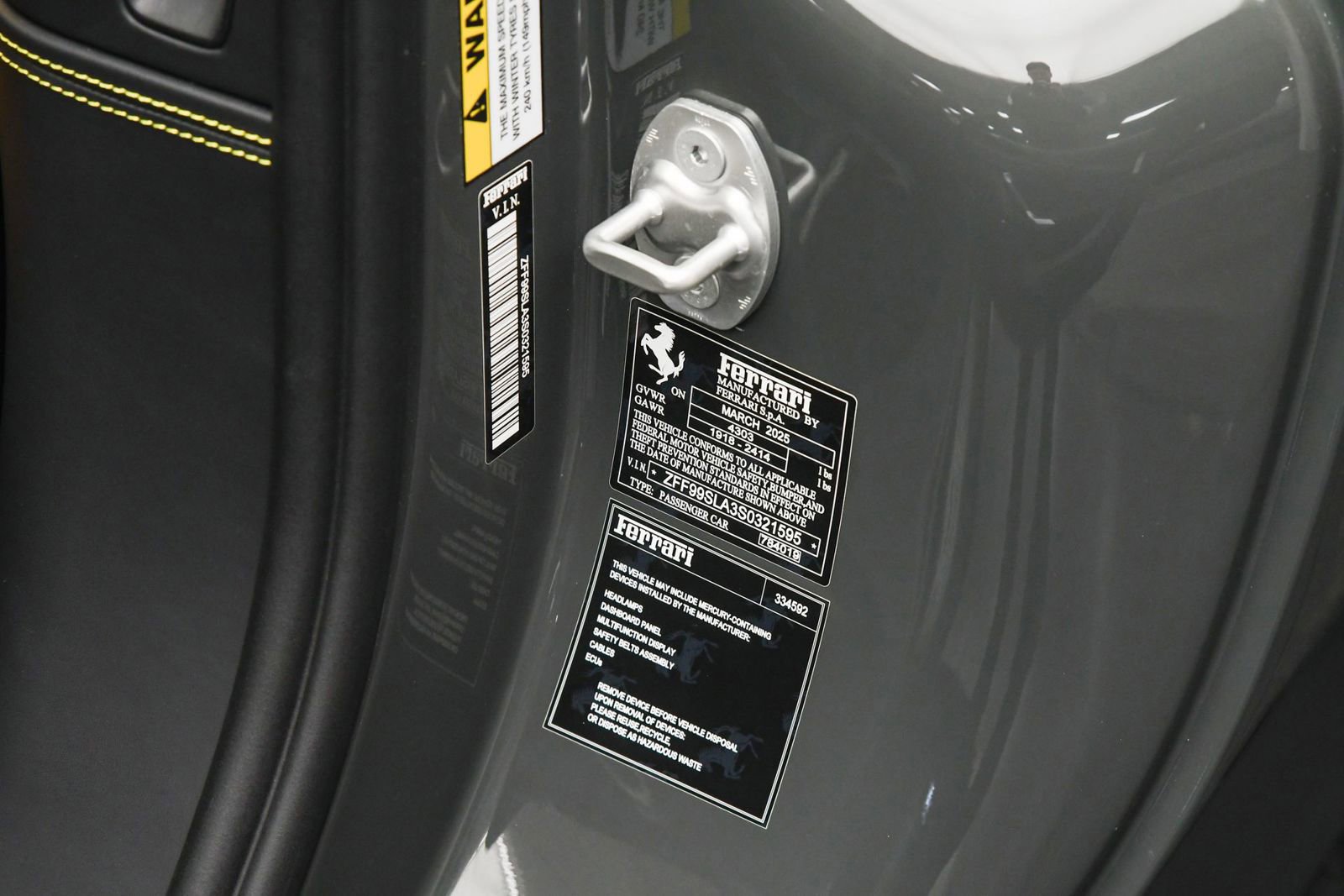 Certified 2025 Ferrari 296 GTB image 60